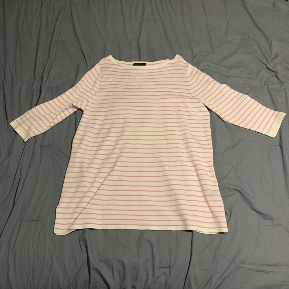 Lane Bryant striped tunic sweater NWT